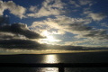 Straits of Mackinac at sunrise